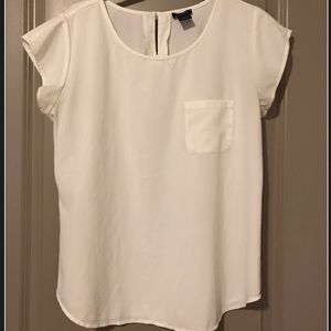 Ann Taylor ivory blouse